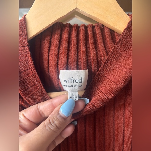 WILFRED | Lierre ribbed dress | size large - Picture 4 of 4